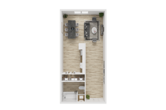 Studio D1 301 floor plan